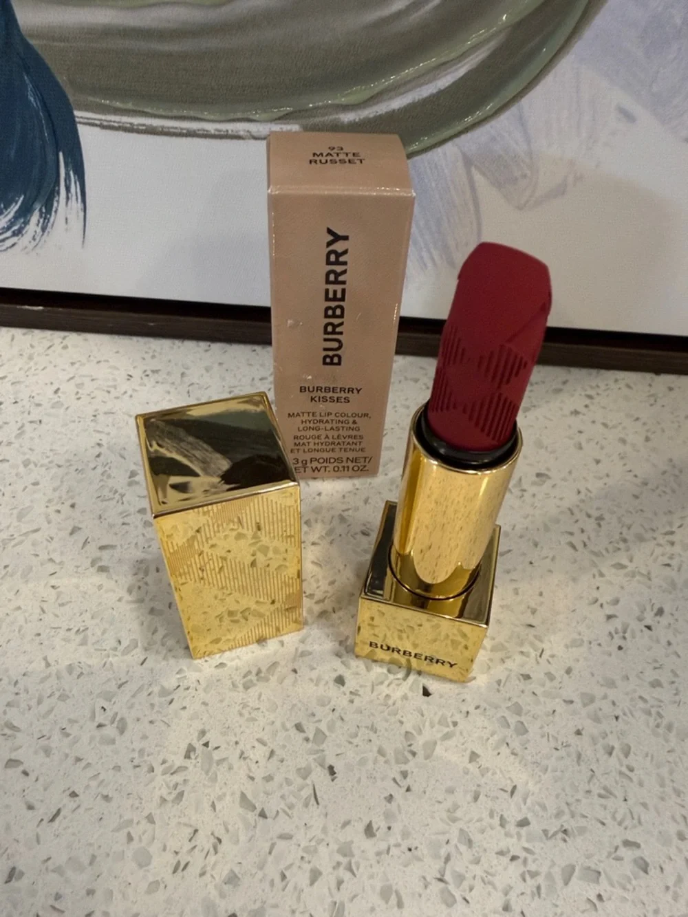 NIB .11oz BURBERRY 93 MATTE RUSSET